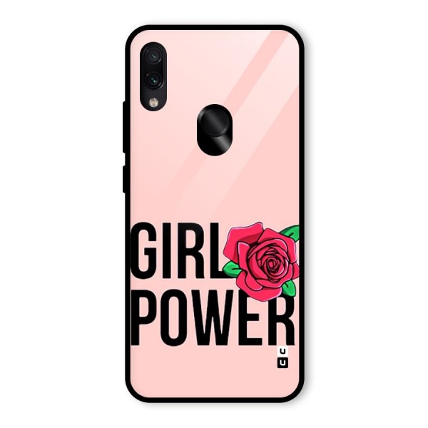 Girl Power Glass Back Case for Redmi Note 7