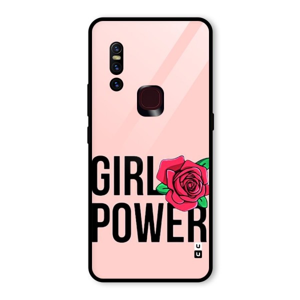 Girl Power Glass Back Case for Vivo V15