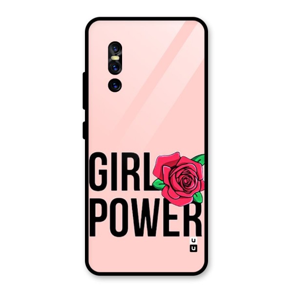 Girl Power Glass Back Case for Vivo V15 Pro