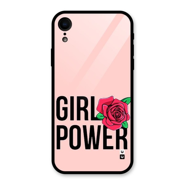 Girl Power Glass Back Case for XR