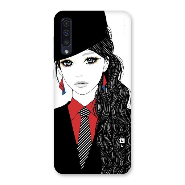 Girl Tie Back Case for Galaxy A50