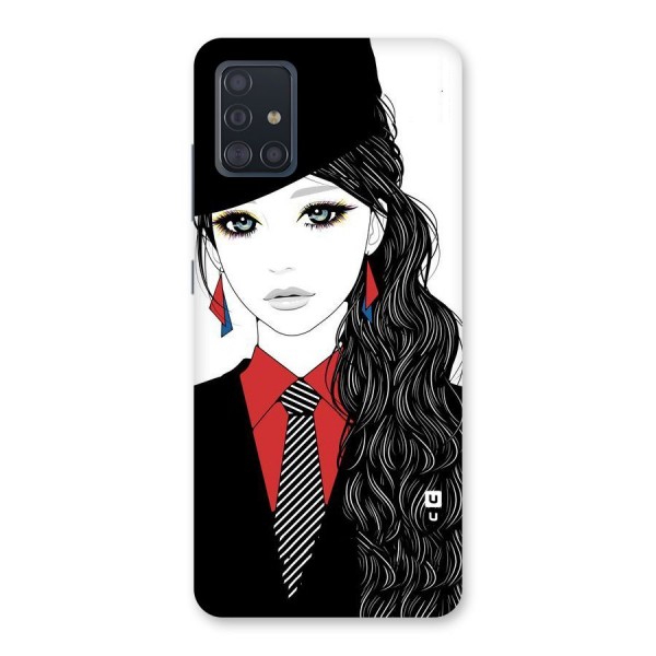 Girl Tie Back Case for Galaxy A51