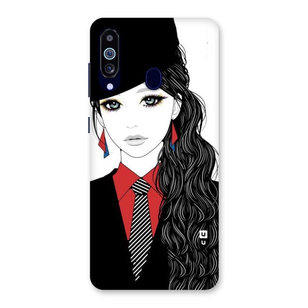 Girl Tie Back Case for Galaxy A60