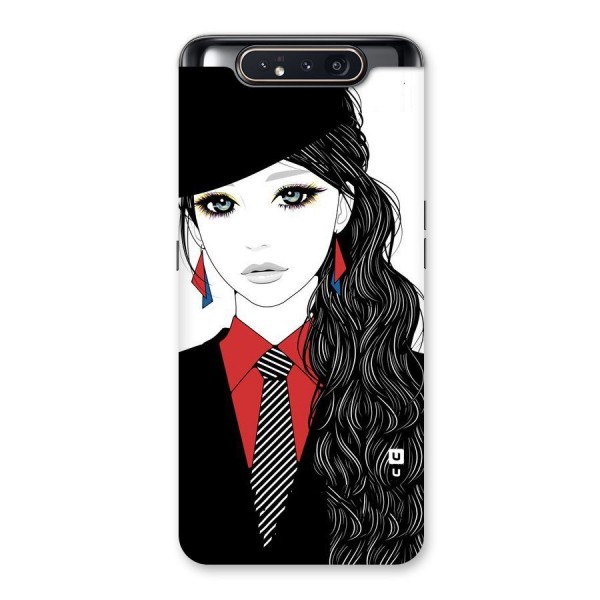 Girl Tie Back Case for Galaxy A80