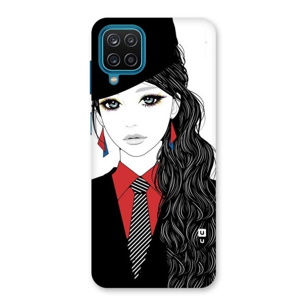 Girl Tie Back Case for Galaxy F12