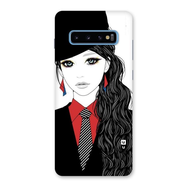 Girl Tie Back Case for Galaxy S10 Plus