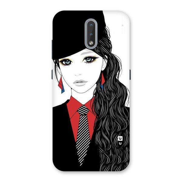 Girl Tie Back Case for Nokia 2.3