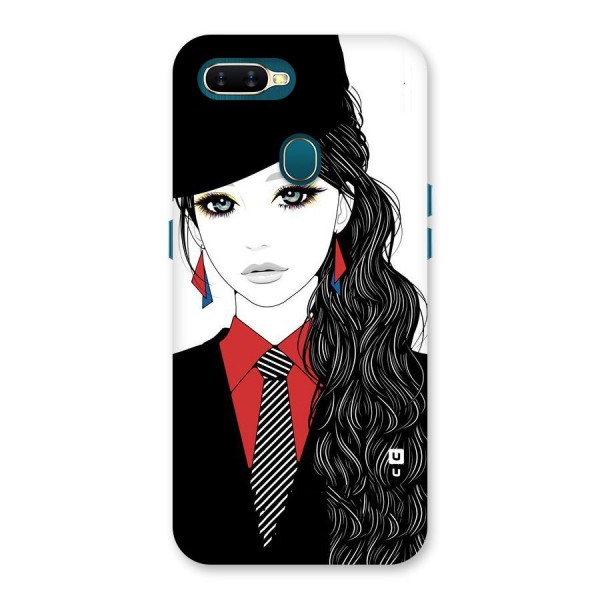 Girl Tie Back Case for Oppo A7