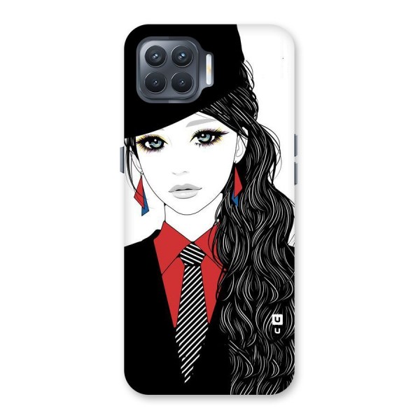 Girl Tie Back Case for Oppo F17 Pro