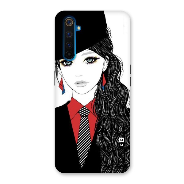 Girl Tie Back Case for Realme 6 Pro