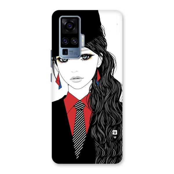 Girl Tie Back Case for Vivo X50 Pro