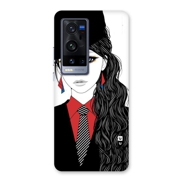 Girl Tie Back Case for Vivo X60 Pro Plus