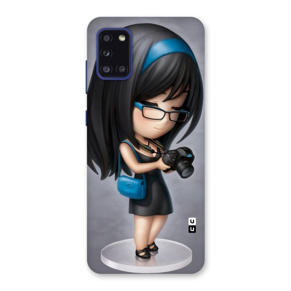 Girl With Camera Back Case for Galaxy A31