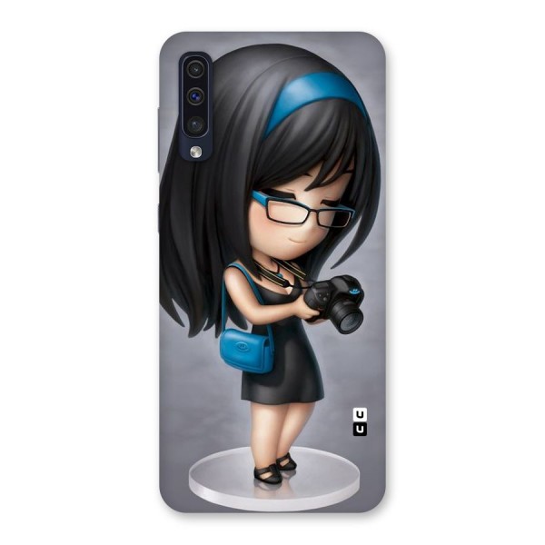 Girl With Camera Back Case for Galaxy A50s