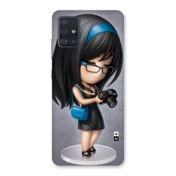 Girl With Camera Back Case for Galaxy A51