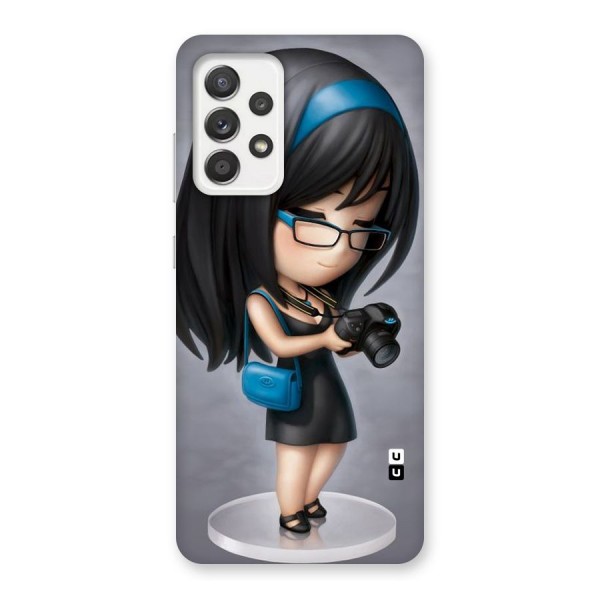 Girl With Camera Back Case for Galaxy A52