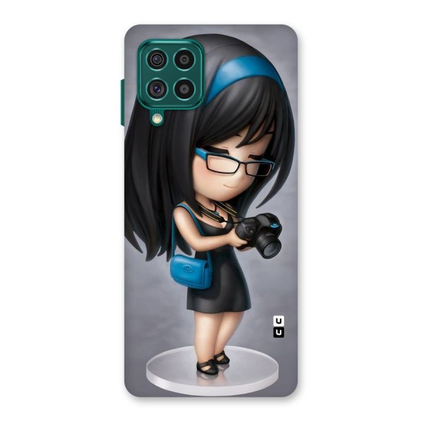 Girl With Camera Back Case for Galaxy F62