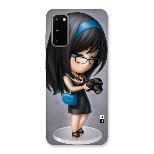 Girl With Camera Back Case for Galaxy S20