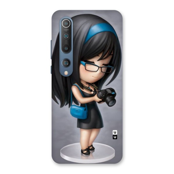 Girl With Camera Back Case for Mi 10