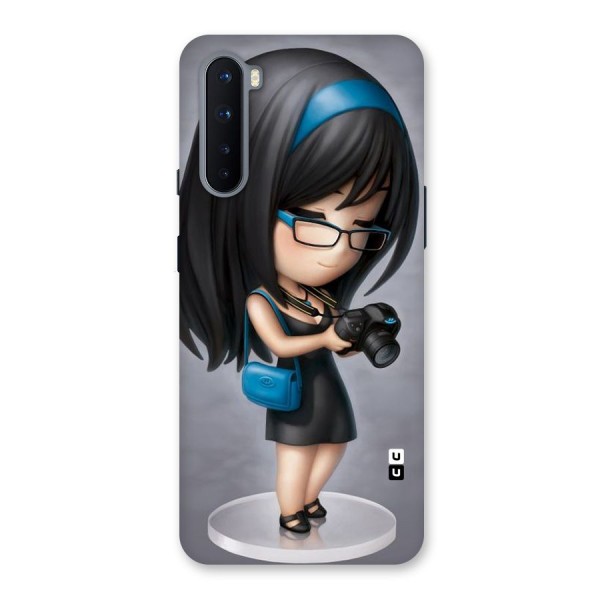 Girl With Camera Back Case for OnePlus Nord