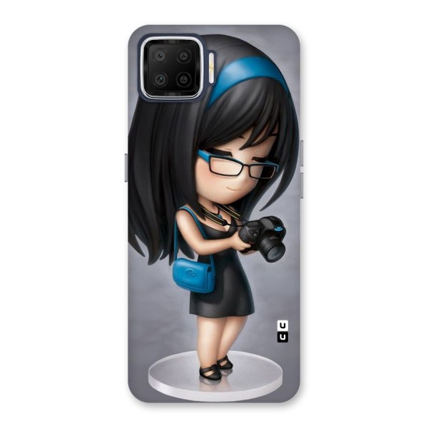 Girl With Camera Back Case for Oppo F17