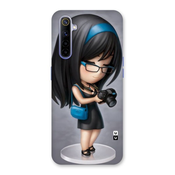 Girl With Camera Back Case for Realme 6