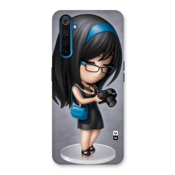 Girl With Camera Back Case for Realme 6 Pro