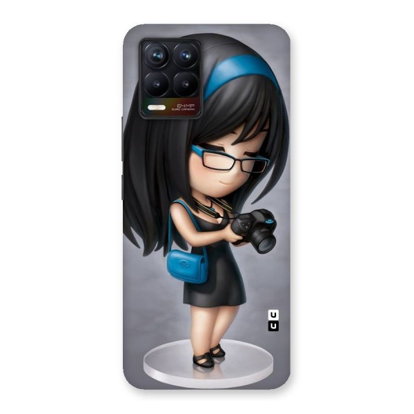 Girl With Camera Back Case for Realme 8