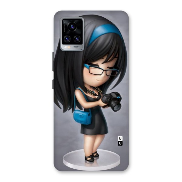 Girl With Camera Back Case for Vivo V20 Pro