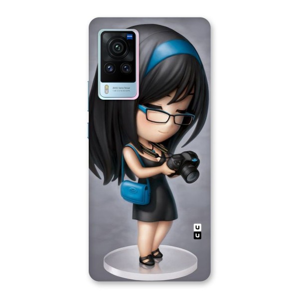 Girl With Camera Back Case for Vivo X60 Pro