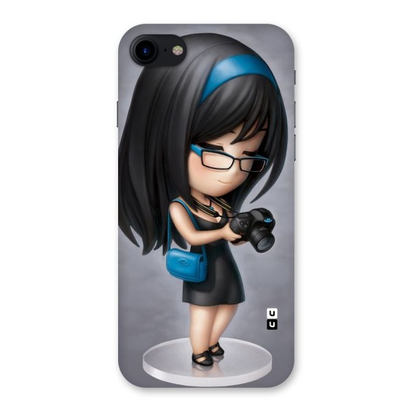 Girl With Camera Back Case for iPhone SE 2020