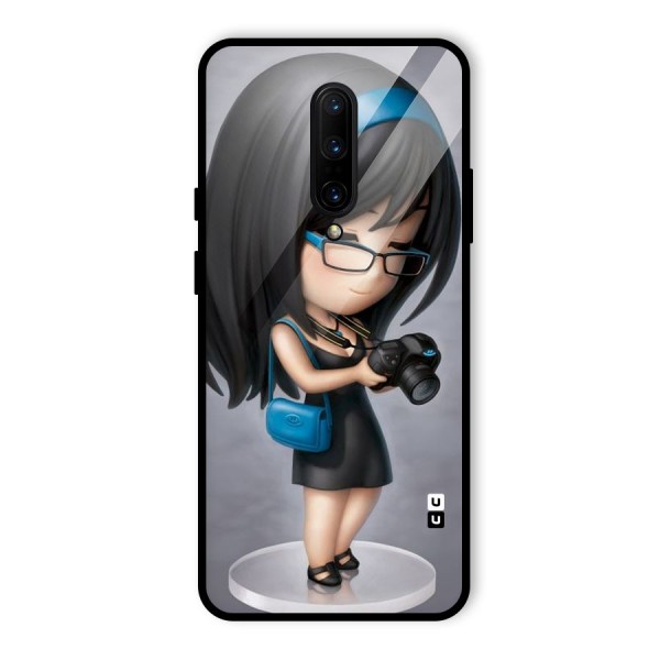 Girl With Camera Glass Back Case for OnePlus 7 Pro