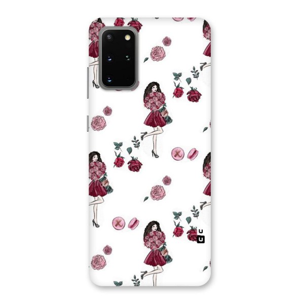 Girl With Flowers Back Case for Galaxy S20 Plus