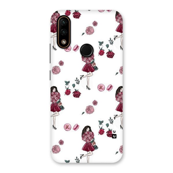 Girl With Flowers Back Case for Lenovo A6 Note