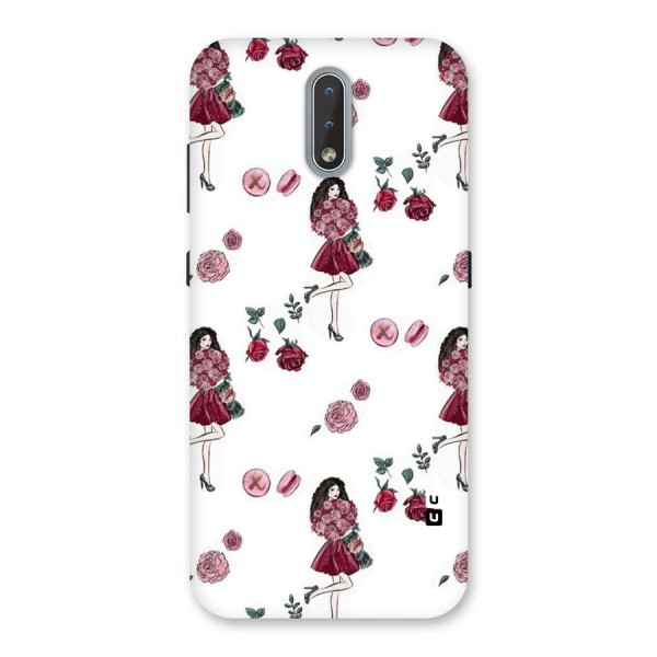 Girl With Flowers Back Case for Nokia 2.3