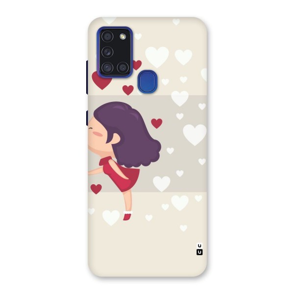 Girl in Love Back Case for Galaxy A21s