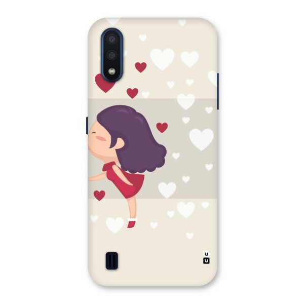 Girl in Love Back Case for Galaxy M01