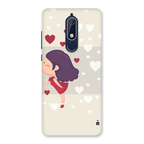 Girl in Love Back Case for Nokia 5.1