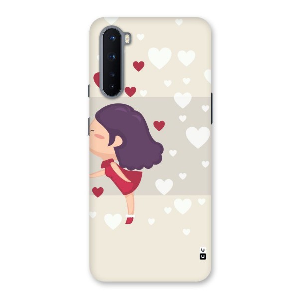 Girl in Love Back Case for OnePlus Nord