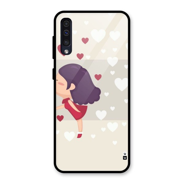 Girl in Love Glass Back Case for Galaxy A50s