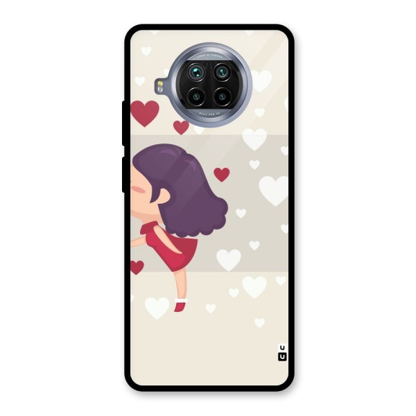 Girl in Love Glass Back Case for Mi 10i