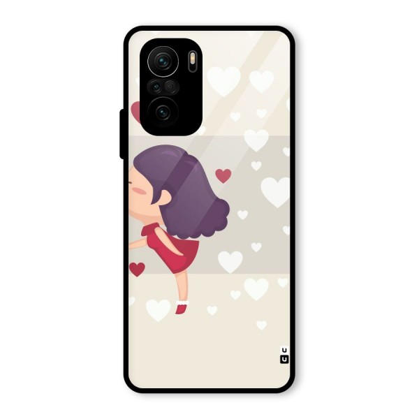 Girl in Love Glass Back Case for Mi 11x