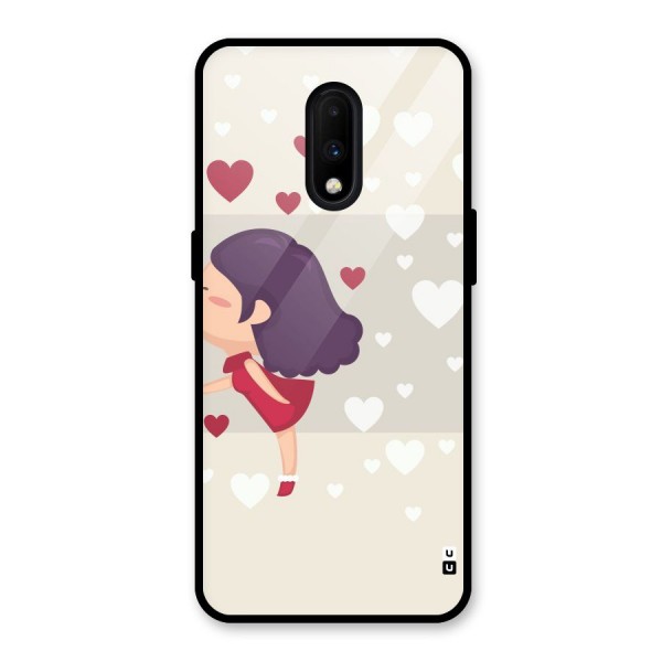 Girl in Love Glass Back Case for OnePlus 7