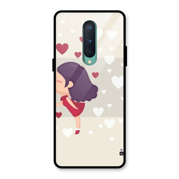 Girl in Love Glass Back Case for OnePlus 8