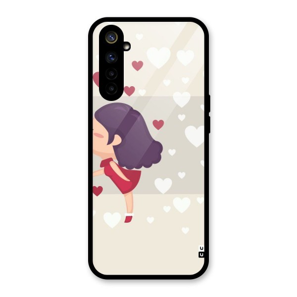 Girl in Love Glass Back Case for Realme 6