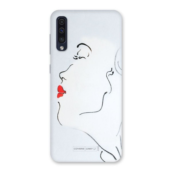 Girl in Red Lipstick Back Case for Galaxy A50