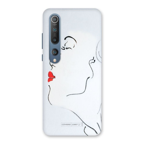 Girl in Red Lipstick Back Case for Mi 10