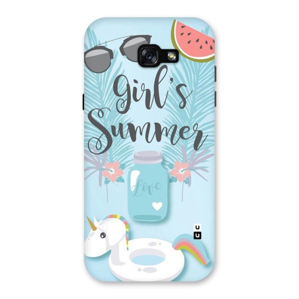 Girls Summer Back Case for Galaxy A7 (2017)