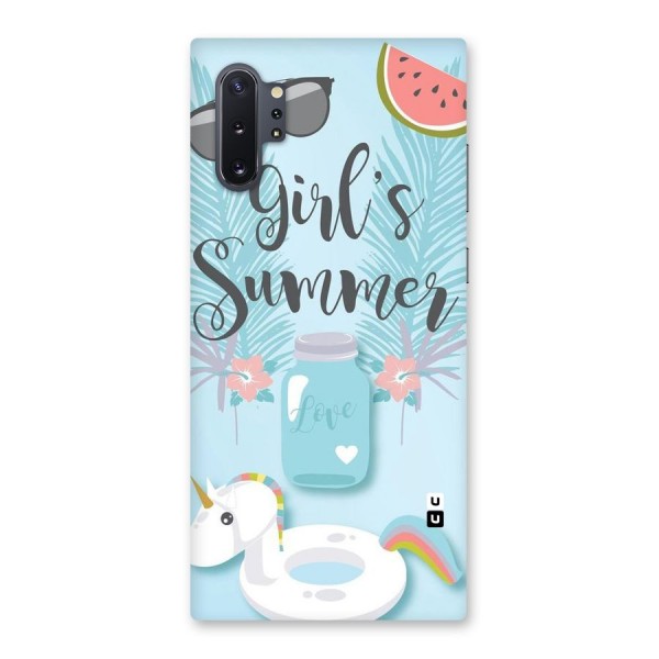 Girls Summer Back Case for Galaxy Note 10 Plus