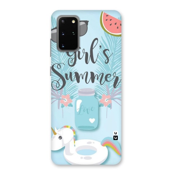 Girls Summer Back Case for Galaxy S20 Plus